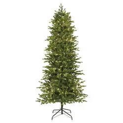 Albero Natale addobbato GREENLAND Verde (PVC e PE - H210 D101 cm) 540 luci - MICROLED 9670283
