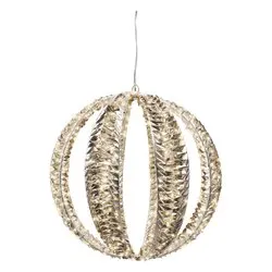 Sfera 2 giochi di luce (40cm) (1pz) 600 luci - MICROLED Bianco caldo IP44 Gold 9490404