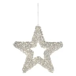 Stella 2 giochi di luce (58x10x58cm) (1pz) 400 luci - MICROLED Bianco caldo IP44 Silver 9493909