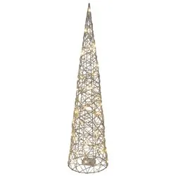 Cono luce fissa (D16,5 H60 cm) (1pz) 30 luci - LED Bianco caldo 90218