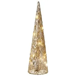 Cono luce fissa (D12 H40 cm) (1pz) 10 luci - LED Bianco caldo 48820