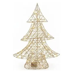 Albero Natale luce fissa (39x9x50cm) (1pz) 40 luci - LED Bianco caldo 90331