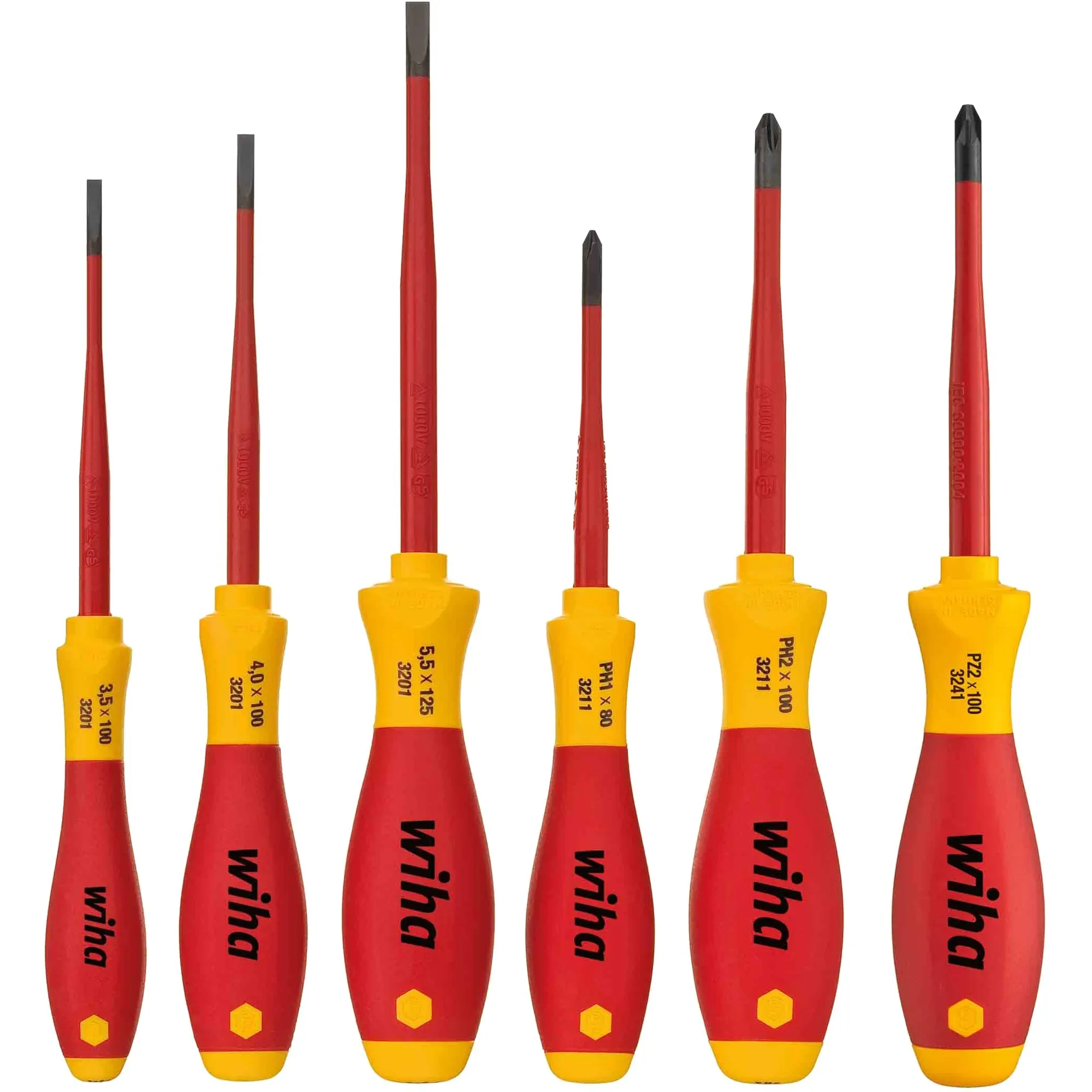 Set di cacciaviti SoftFinish electric slimFix, 6 pezzi, Cacciavite