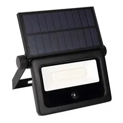 Proiettore con sensore presenza solare SOLAR Nero (1 luce - 750 Lumen - 8 W - Bianco CCT) (IP44) (15,3x3x16,9cm) BT10029