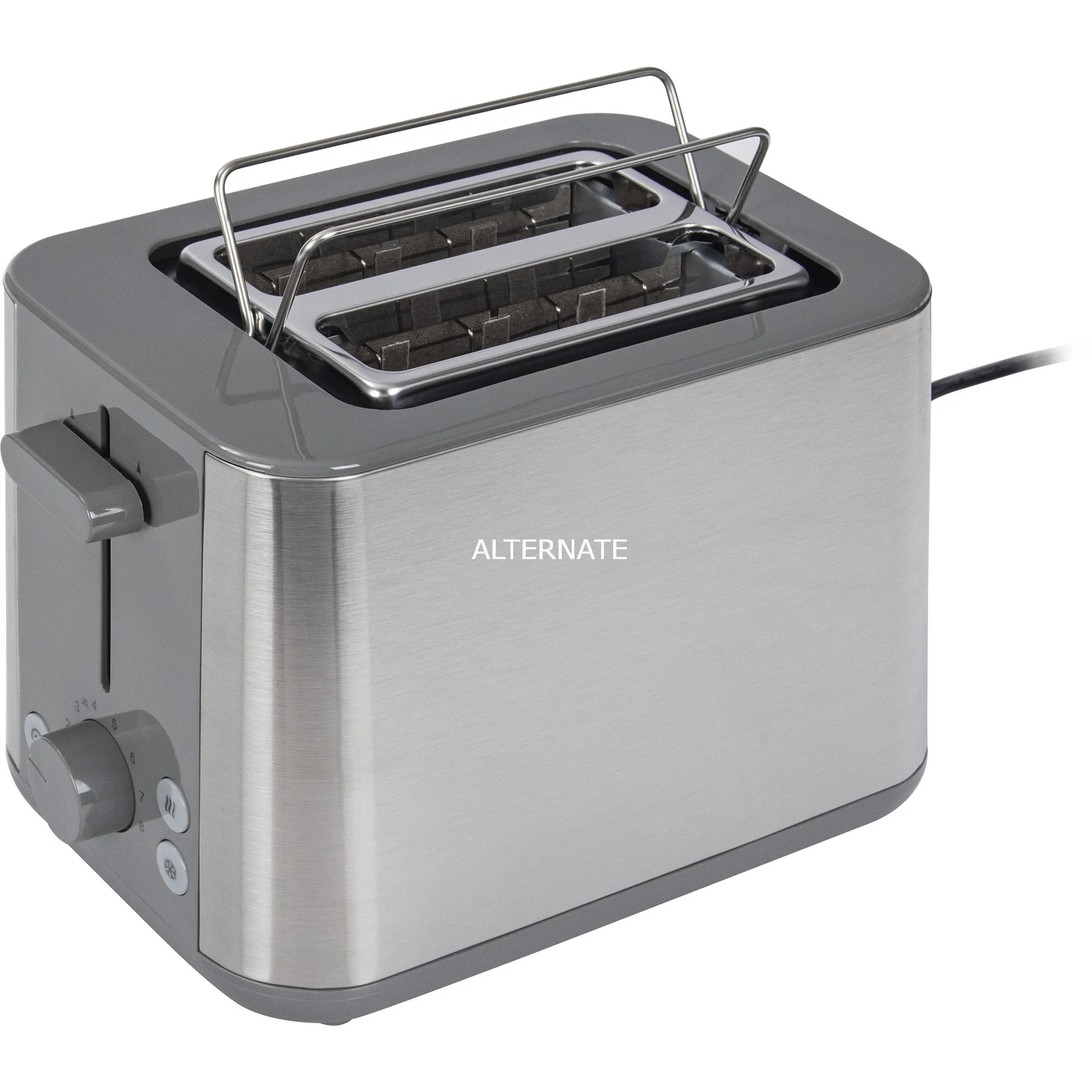 HT 1510 GY 6 2 fetta/e 900 W Grigio, Acciaio inox, Tostapane