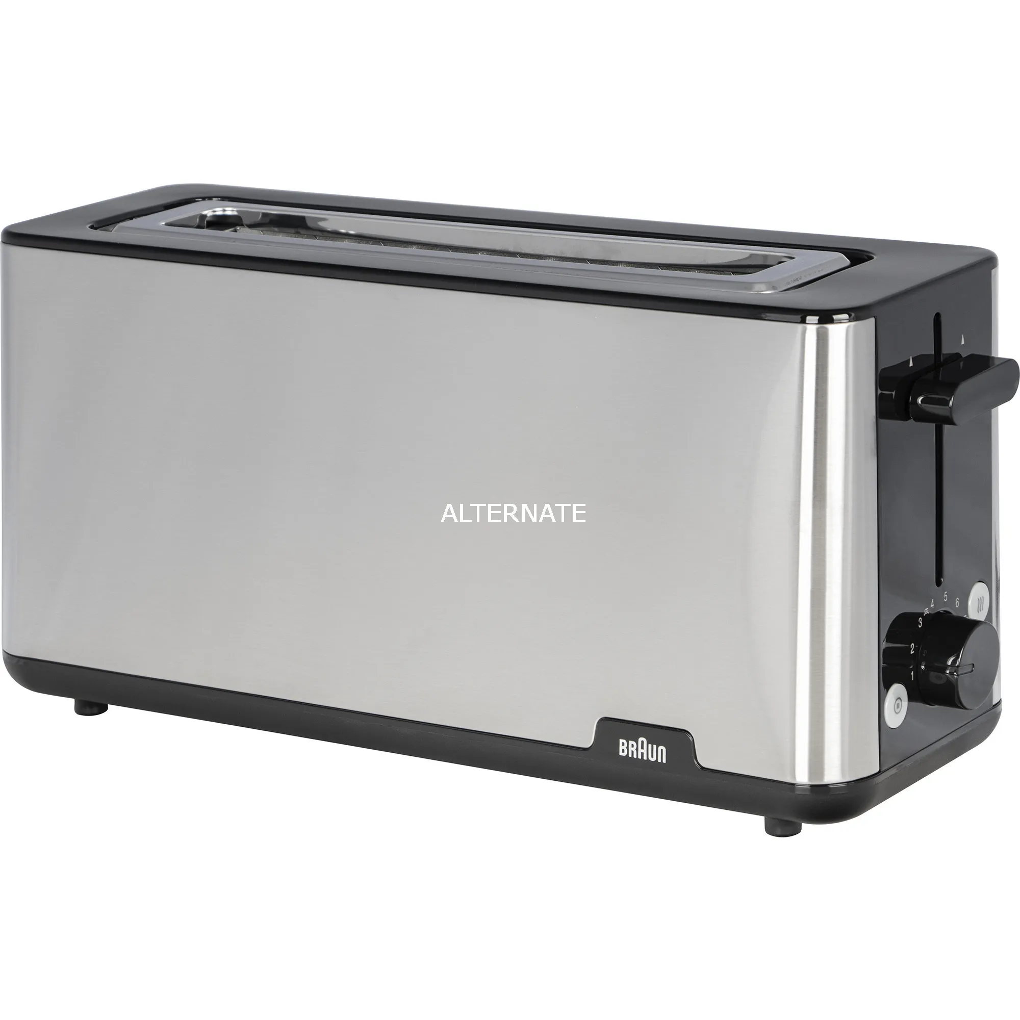 HT 1610 8 1030 W Nero, Acciaio inox, Tostapane