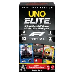 Carte gioco UNO Elite Core Edition Formula 1 JLV42