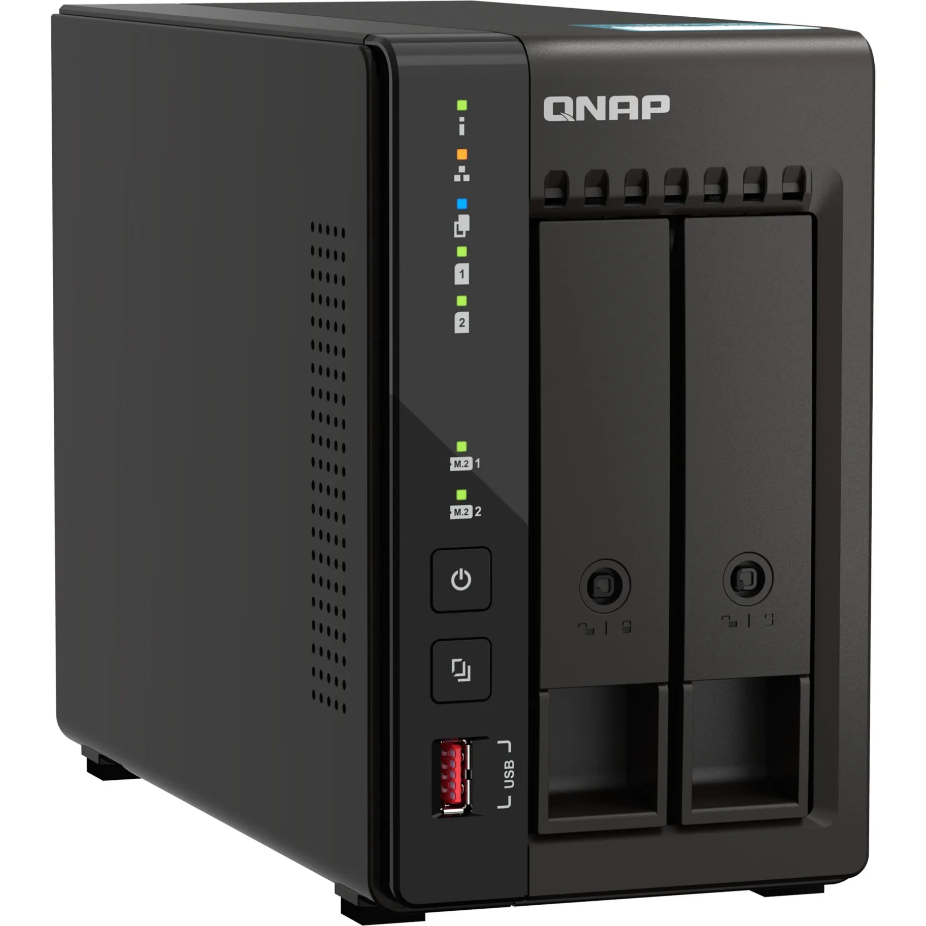 TS-253E NAS Tower Intel® Celeron® J6412 8 GB 0 TB QNAP QTS Nero