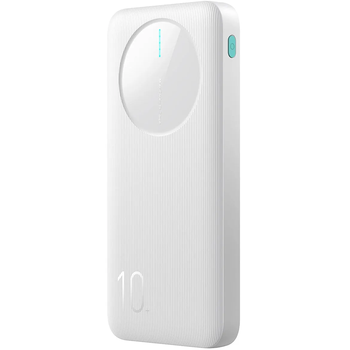 Batteria Esterna Joyroom JR-PBF12, 10000mAh, 12W, 1 x USB-C - 2 x USB-A, Bianca