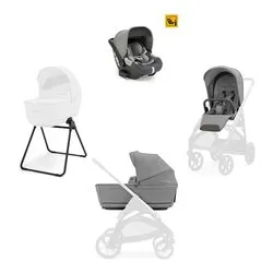 Sistema modulare senza telaio System Quattro con Darwin APTICA Crystal grey AA61T0CLG