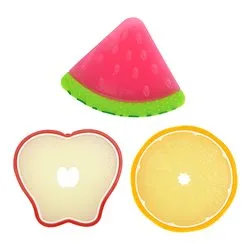 Massaggia gengive Fruit silicon (3m+) Assortito ID6896