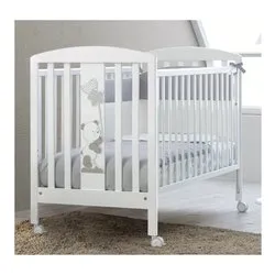 Lettino infanzia ORSETTO (133,5x71x94cm) Bianco 0127ORSBS