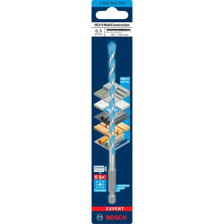 Punta MultiConstruction EXPERT HEX-9, Ø 6,5mm, Trapano