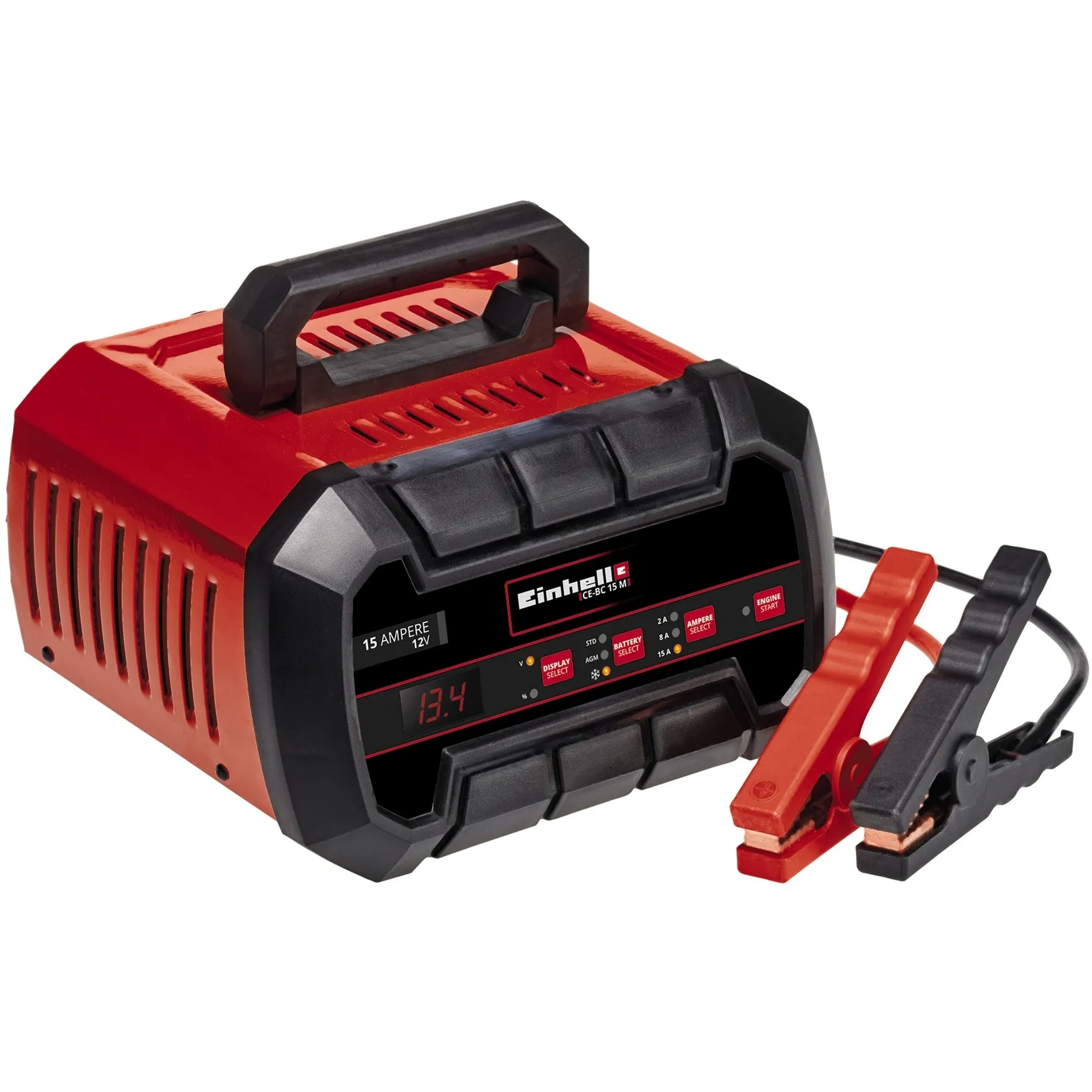CE-BC 15 M Caricabatteria per veicolo 12 V Nero, Rosso, Caricabatterie