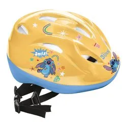 Casco bambini taglia M 52-56 DISNEY STITCH Giallo e Azzurro G042019