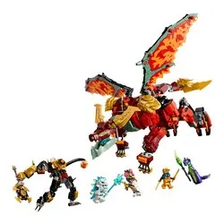 Mech drago mutaforma di Wyldfyre ( 821 pz ) NINJAGO 9a+ 71868