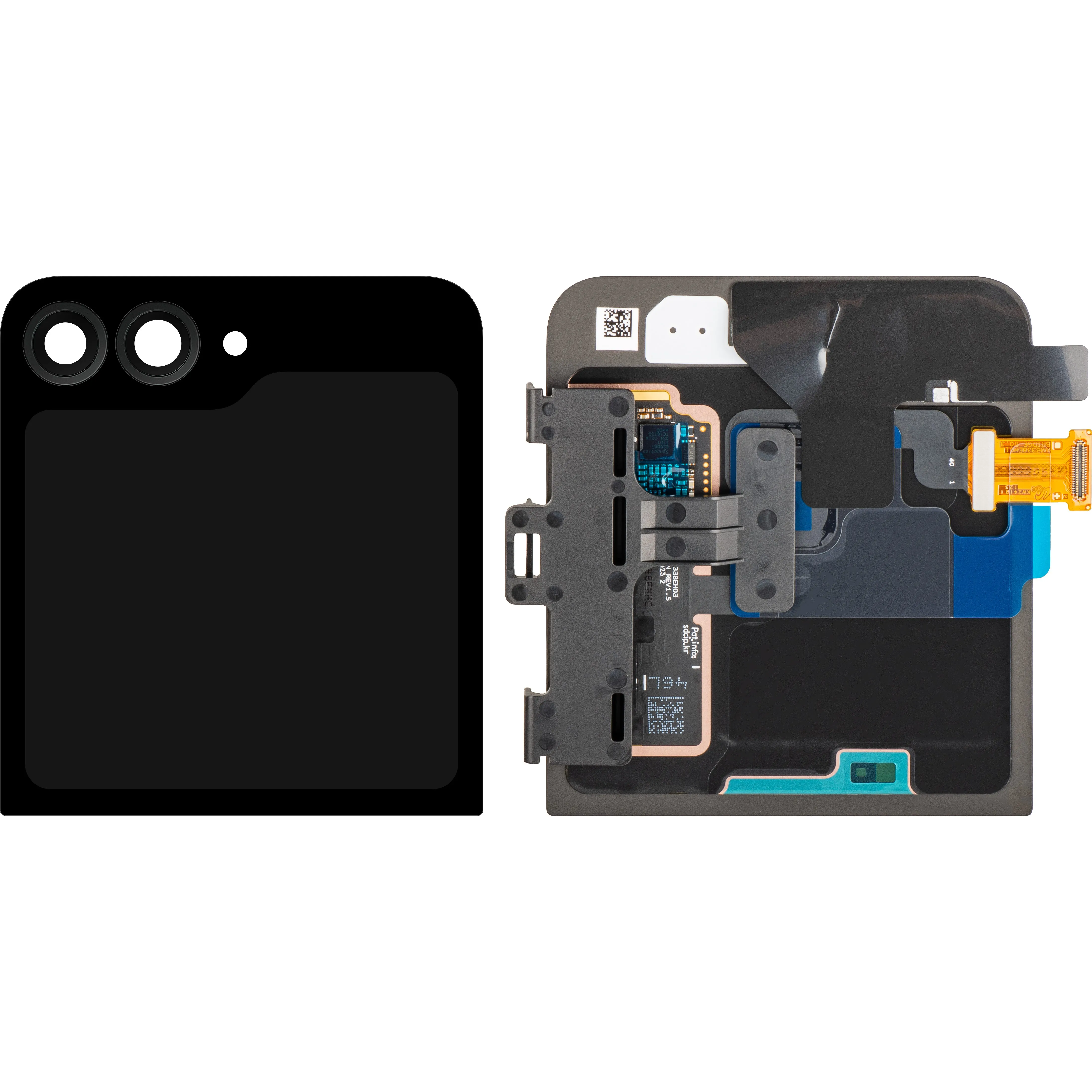 Display con Touchscreen Samsung Galaxy Z Flip6 F741, Sub Outer, Nero, Service Pack GH97-30012E