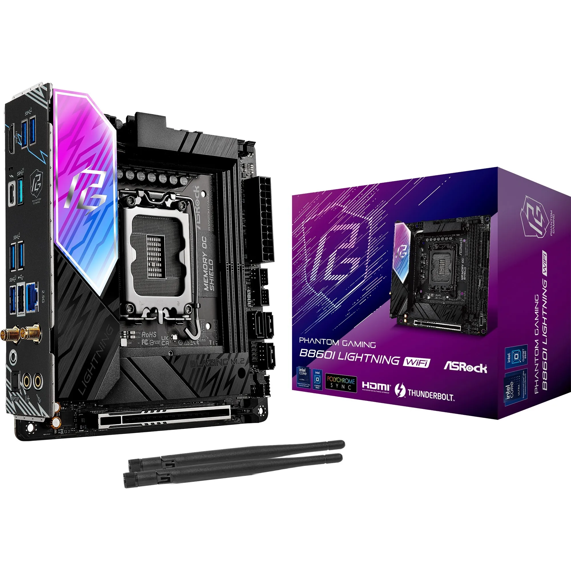 B860I Lightning WiFi, Scheda madre
