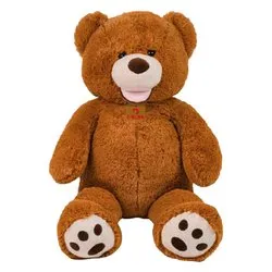 Peluche Orso pigro zampe ricamate (100cm) Marrone 26880