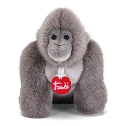 Peluche Gorilla (12x12x14cm) TRUDINO Grigio 51906