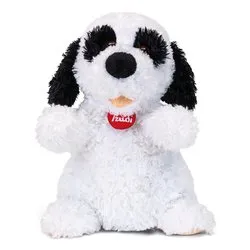 Peluche Marionetta Cagnolino (24x18x25cm) PUPPETS Bianco e Nero 28397