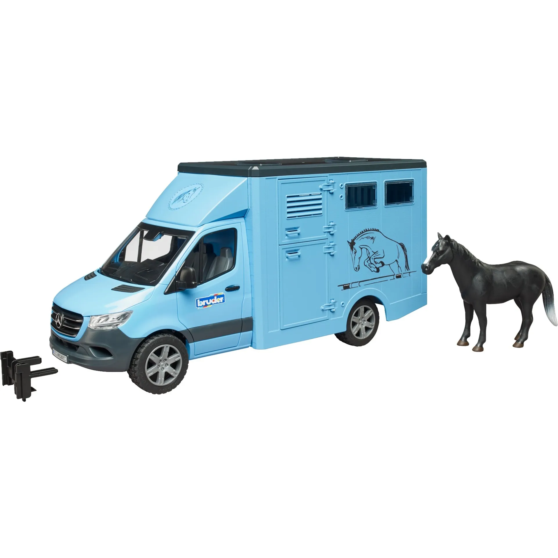 MB Sprinter Trasportatore di animali con cavallo, Veicolo modello