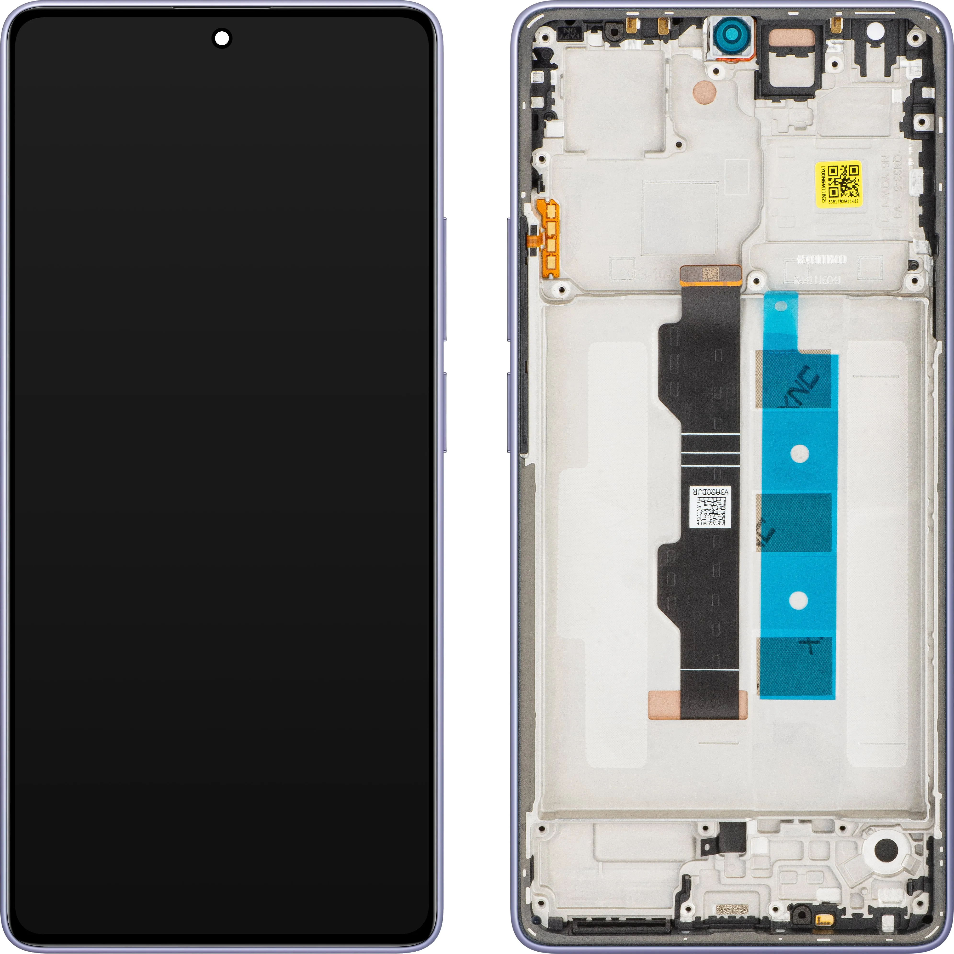 Display con Touchscreen Xiaomi Redmi Note 13 Pro 4G, con Cornice, Viola (Lavender Purple), Service Pack 56000200N600