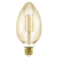 Lampadina led candela (E27 - 380 lumen - 4 W - Bianco caldo) LM LED E27 11836