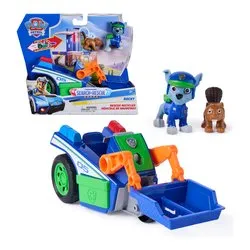 Veicolo raccolta differenziata Search & Rescue con Rocky PAW PATROL Blu e Verde 6075445
