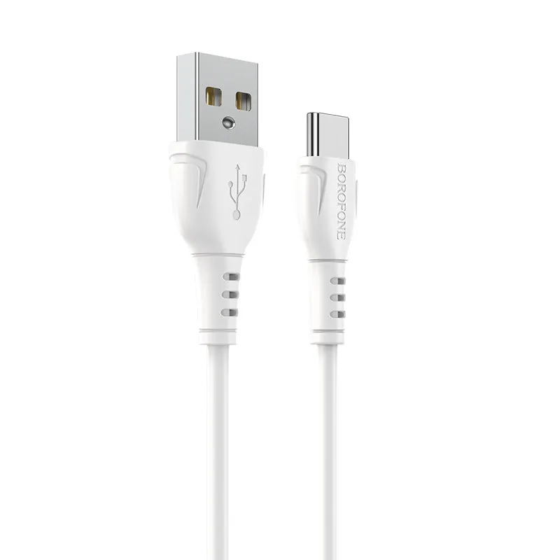 Cavo Dati e Ricarica USB-A - USB-C Borofone BX51 Triumph, 20W, 1m, Bianco