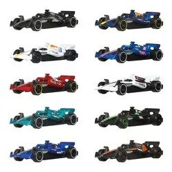 Set auto modelli 10 pz scala 1:64 F1 2025 HOT WHEELS JMM24