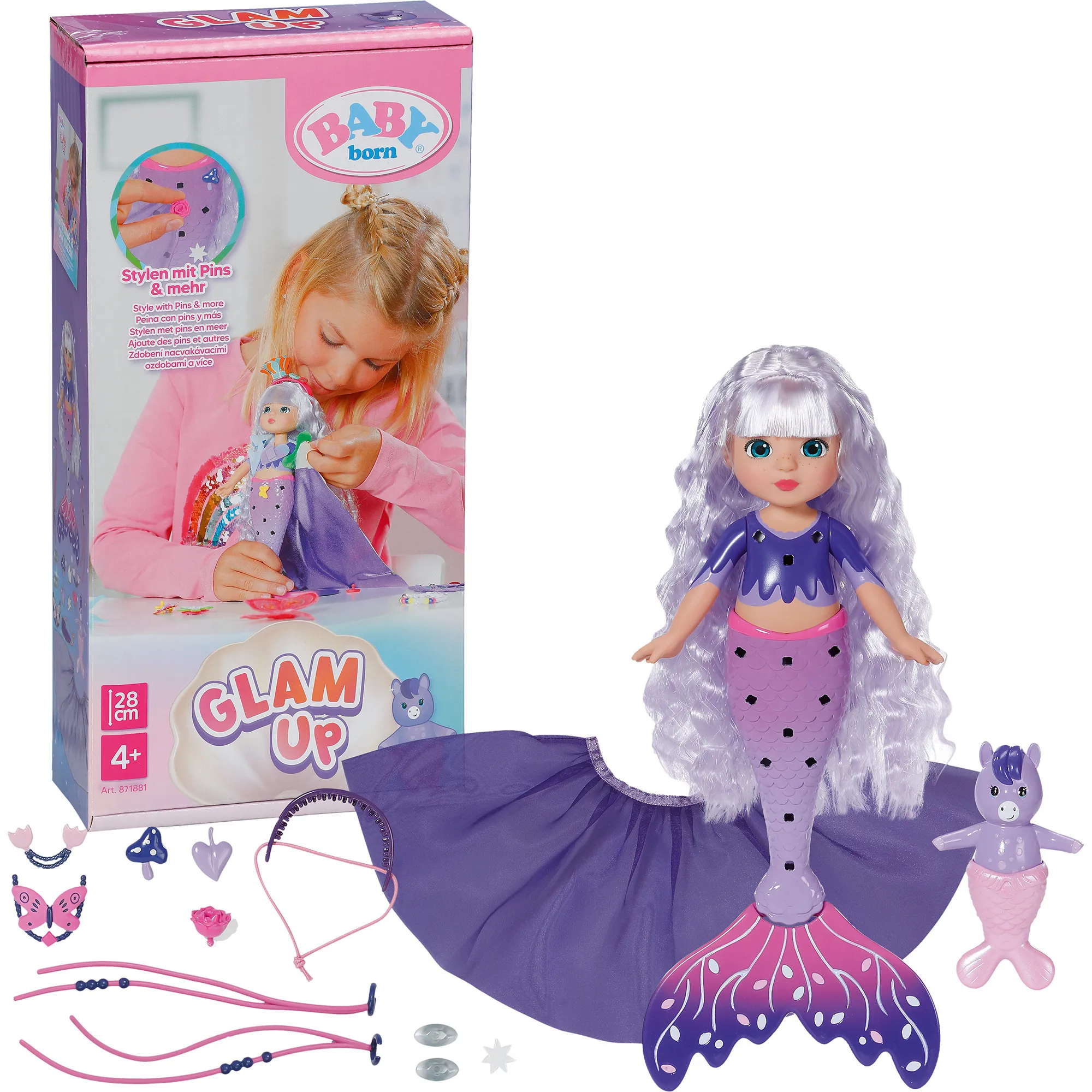 BABY born Glam Up Aura, Bambola