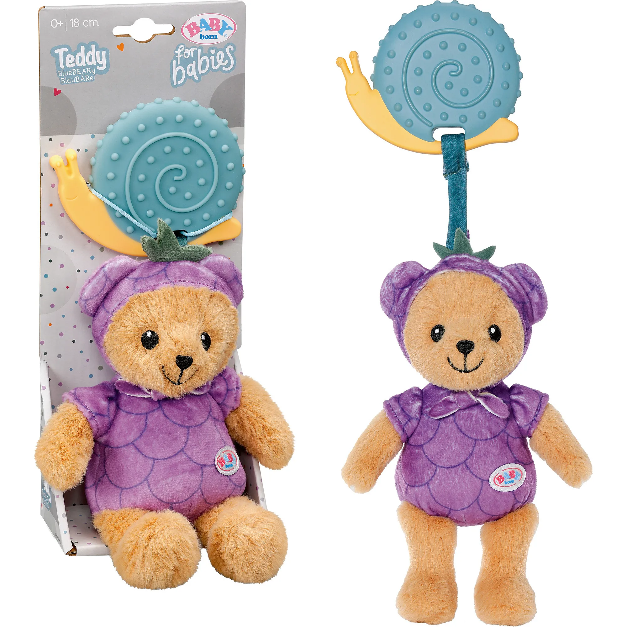 BABY born® for babies TeddyBlauBÄRe 18cm, Peluche animali