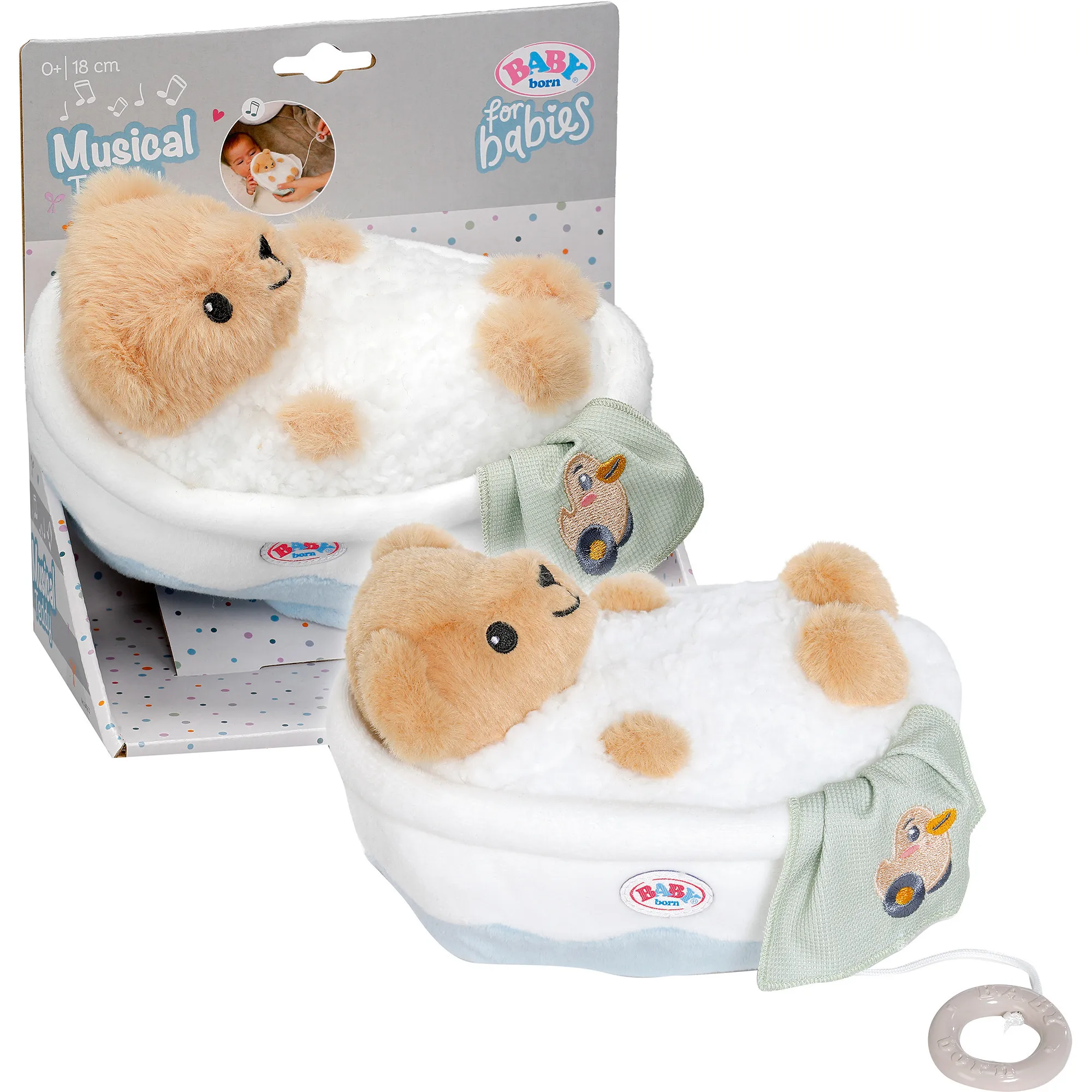 BABY born® for babies Spieluhr Teddy, Orologio di gioco