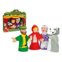 Playset 4 marionette Fiabe Italiane IL TEATRO DEI BURATTINI 74134