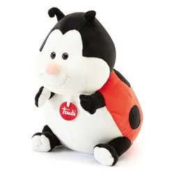Peluche Coccinella Molly M (22x17x25cm) CLASSIC Rosso e Nero 23561