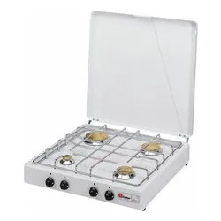 Fornello 4 zone cottura GPL 542C Bianco (49x47,5x12cm)