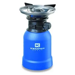 Fornello 1 zona cottura OUTDOOR KE2008 Piezo Ignition Blu (12,5x12,5x21,5cm)