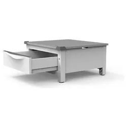 Kit colonna asciugabiancheria BASE SPACE Extra White e Grey 656144