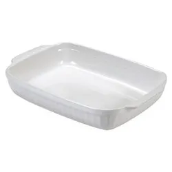 Pirofila Ceramica (22x14cm) Bianco COTC7C
