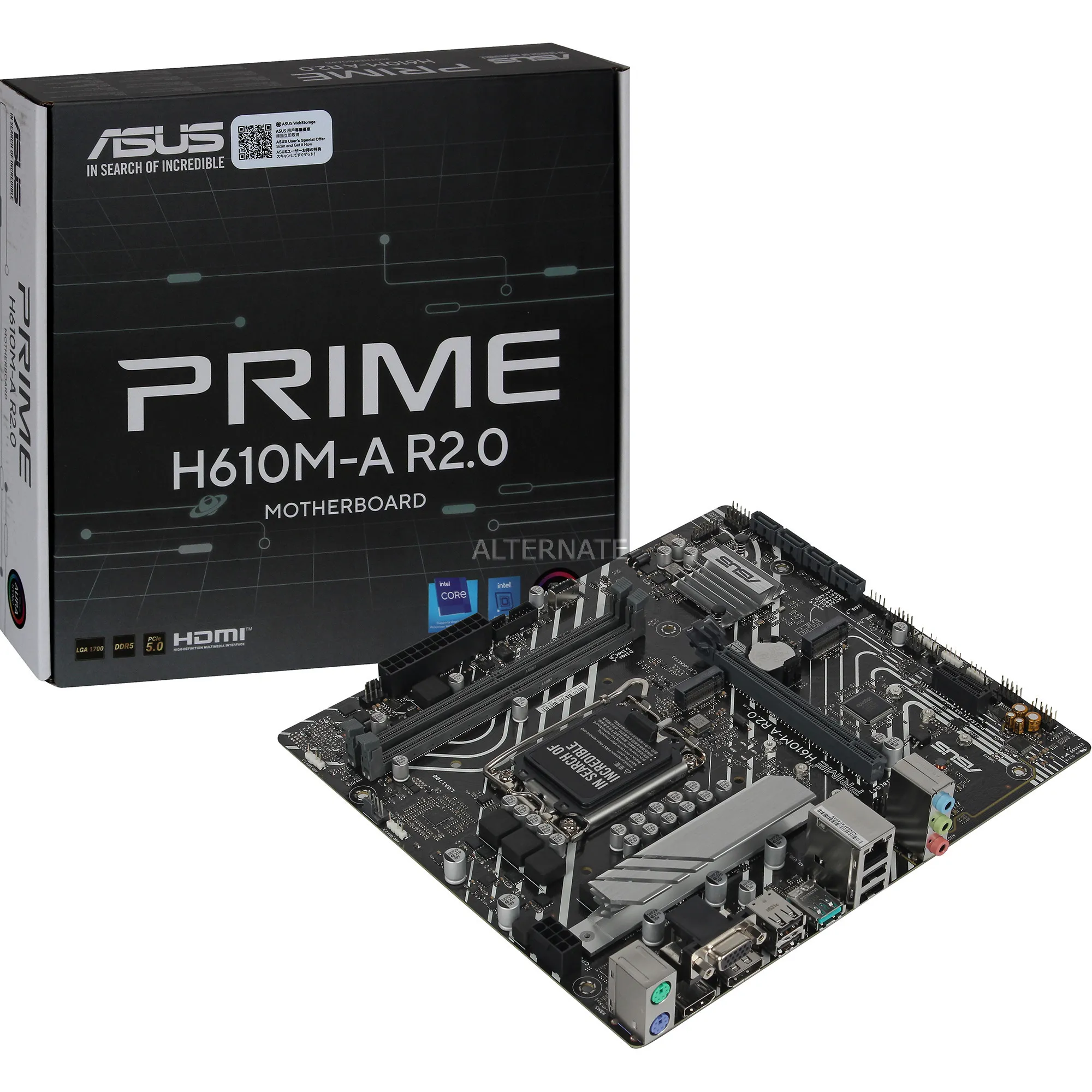 PRIME H610M-A R2.0, Scheda madre