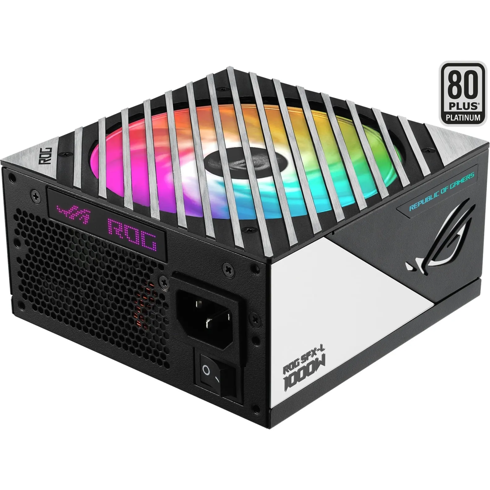 ROG Loki SFX-L 1000W Platinum alimentatore per computer 24-pin ATX Nero, Argento, Alimentatore PC