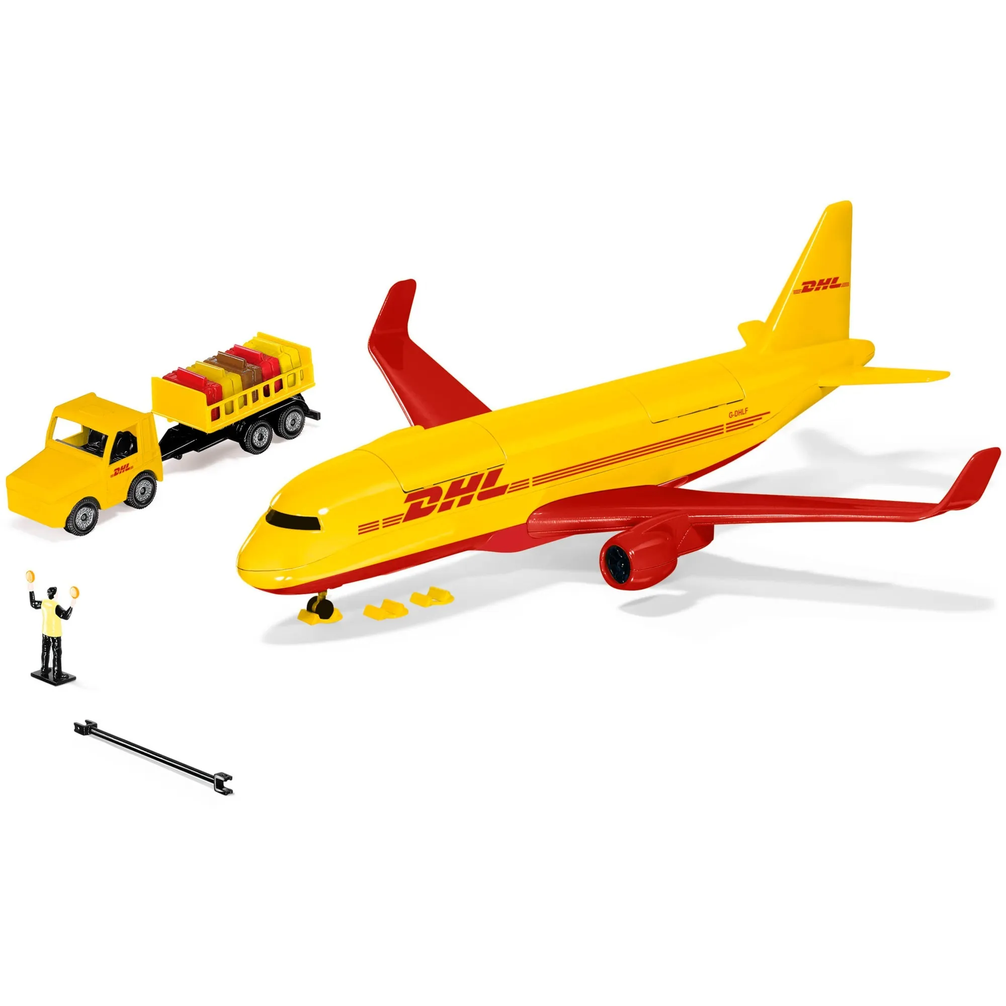 DHL cargo aircraft with accessories Aeroplano Preassemblato, Veicolo modello