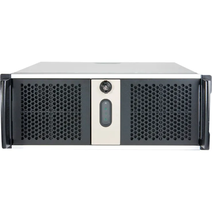 4U Open-Bay Rackmount Supporto Grigio, Enclosure per rack