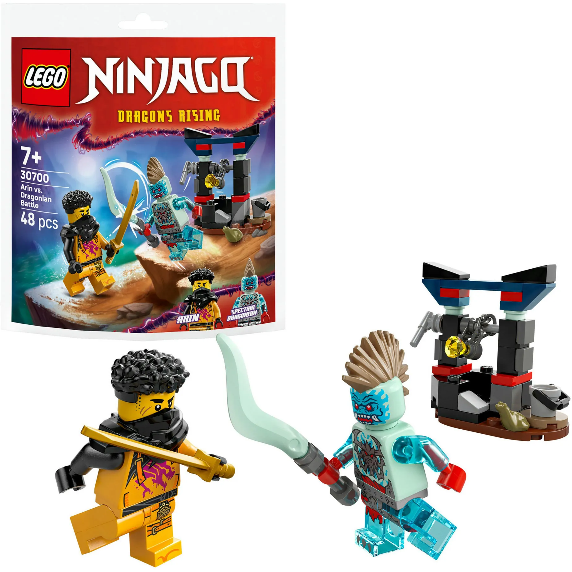 NINJAGO Battaglia di Arin vs. Dragoniano, Giochi di costruzione