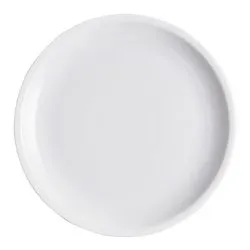 Piatto piano Porcellana (23,5cm) ROMA Bianco