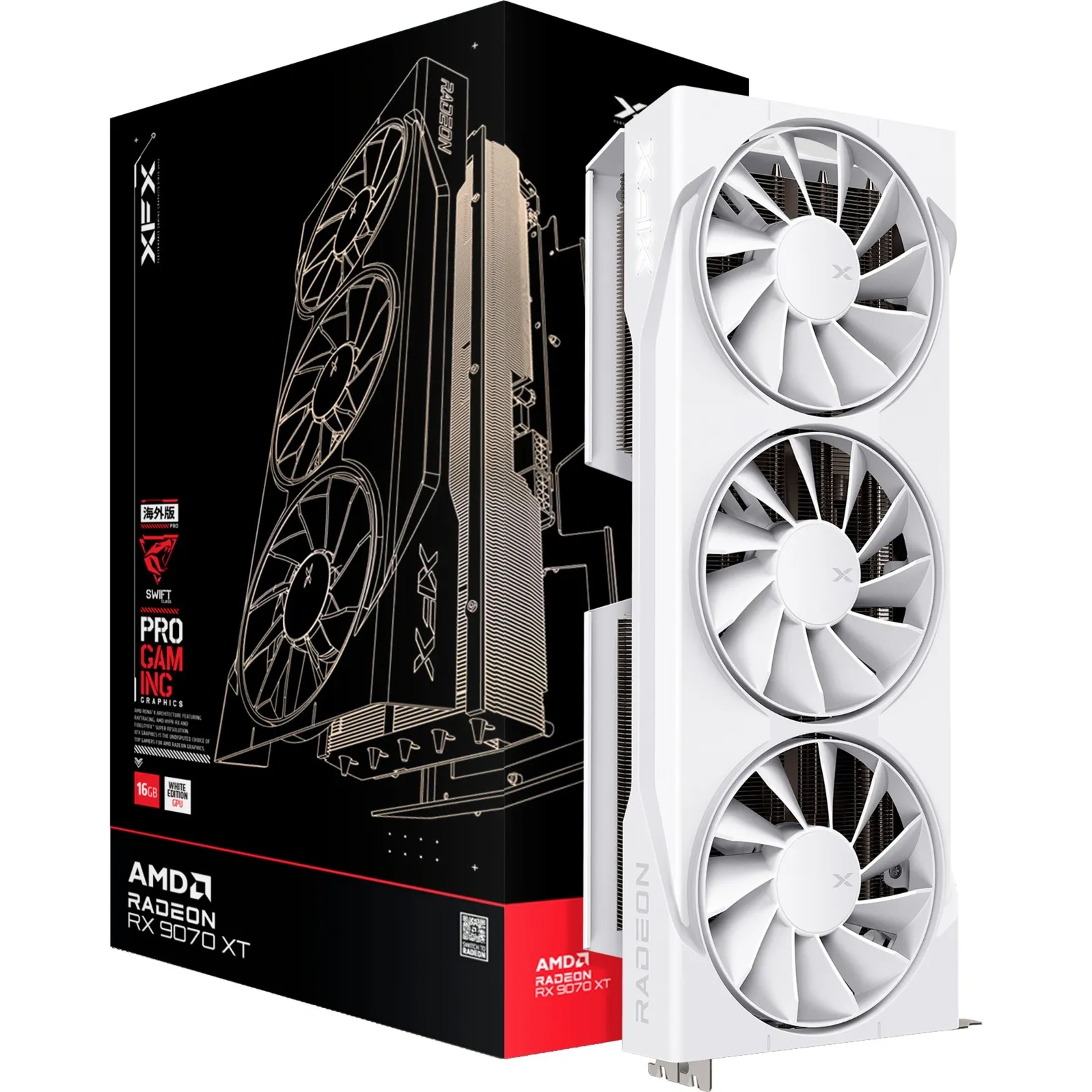 Radeon RX 9070 XT Swift, Scheda grafica