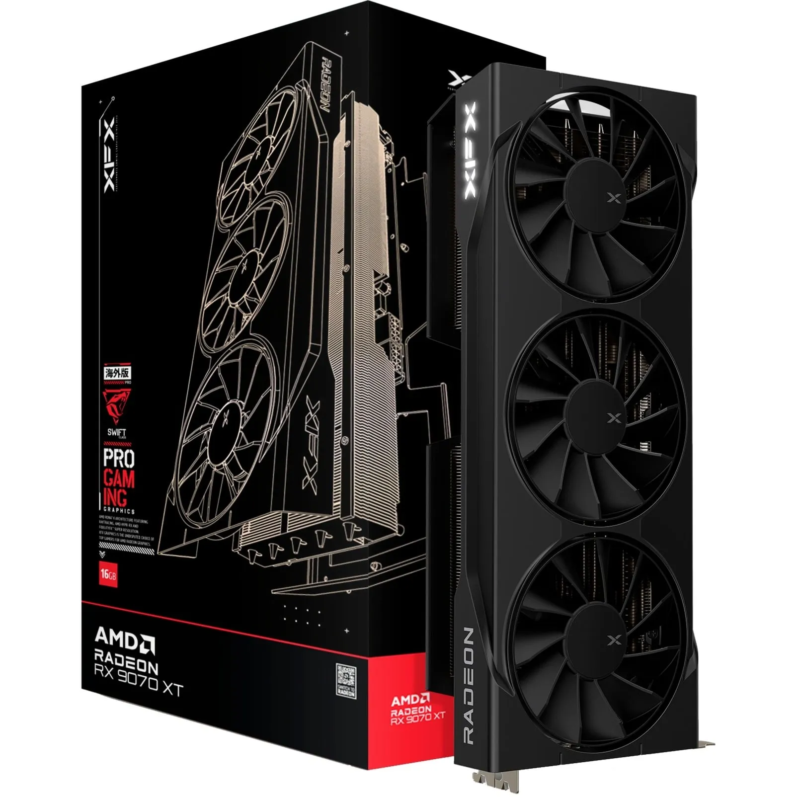 Radeon RX 9070 XT Swift, Scheda grafica