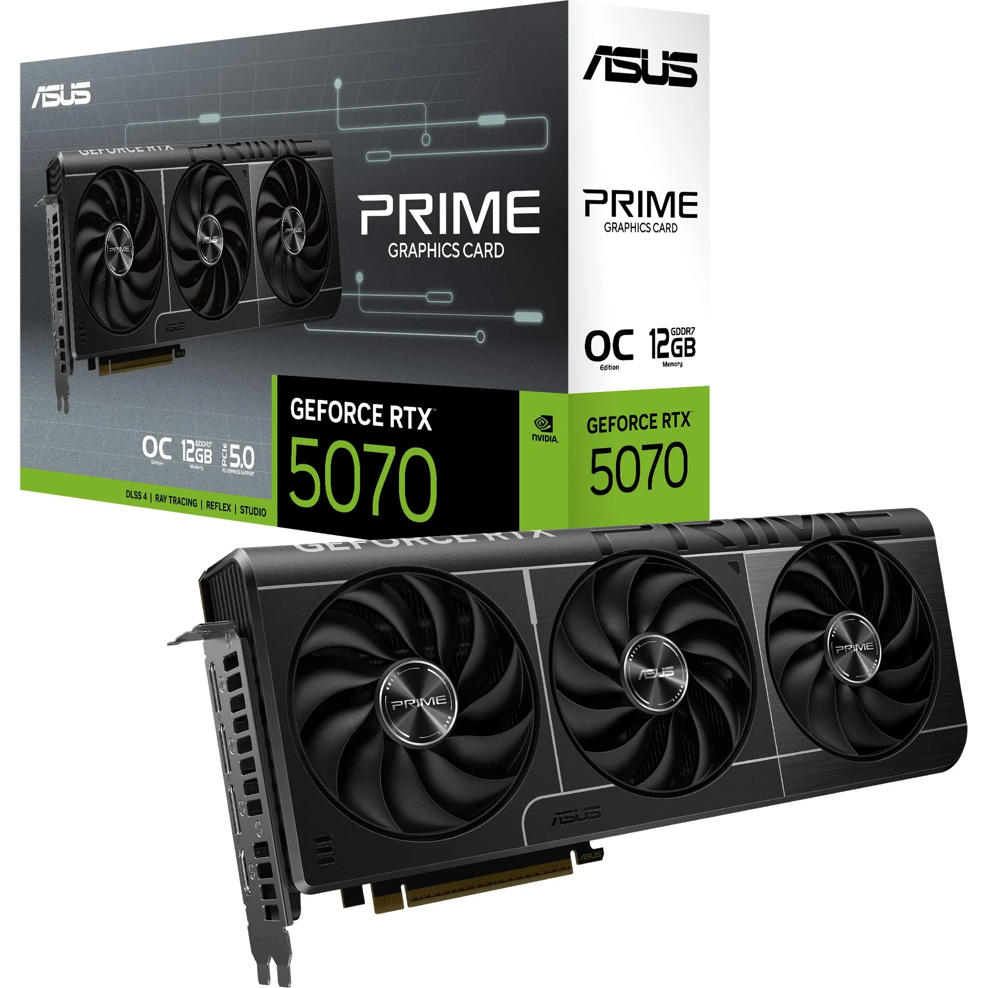 Prime -RTX5070-O12G NVIDIA GeForce RTX 5070 12 GB GDDR7, Scheda grafica