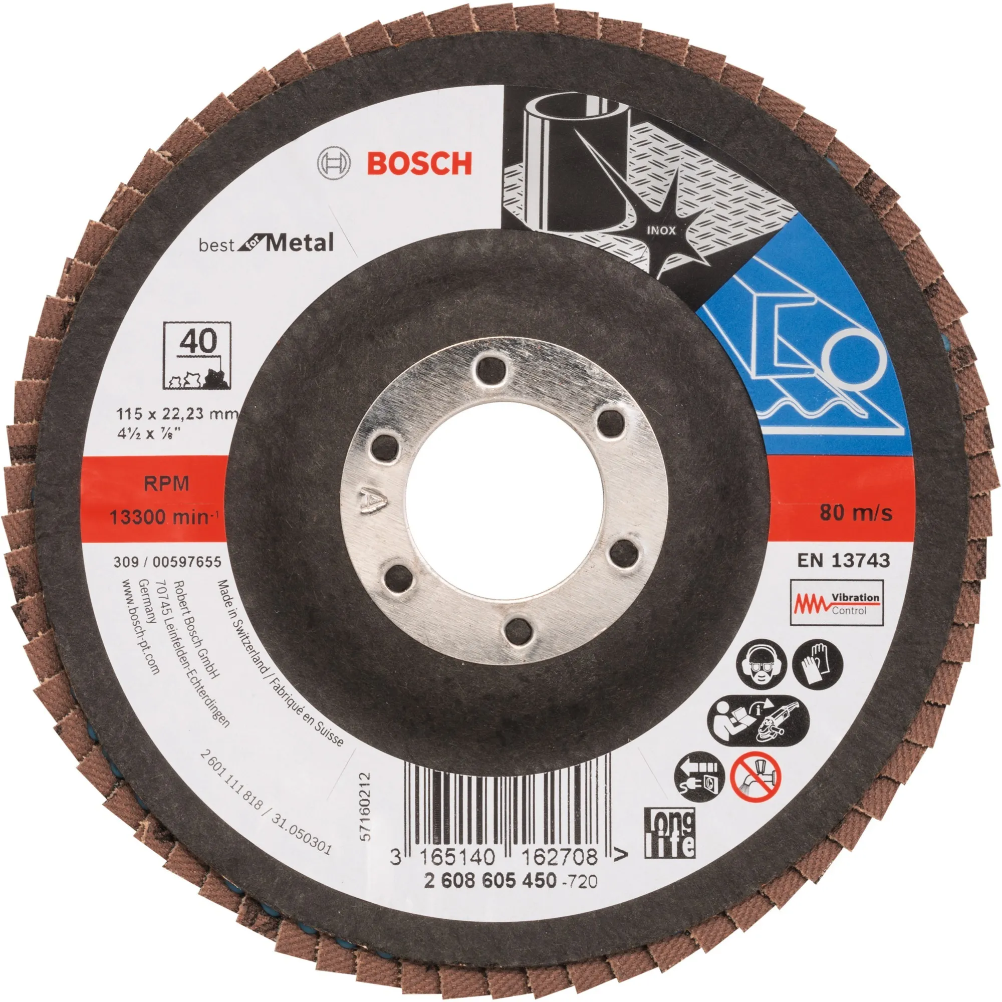 2 608 605 450 accessorio per smerigliatrice, Mola abrasiva